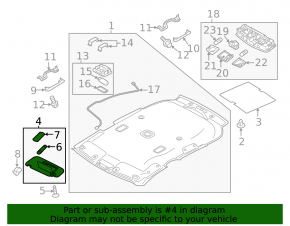 Right visor Mitsubishi Outlander Sport ASX 10-19 ser