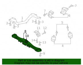 Traverse automatic transmission VW Touareg 11-17 3.6