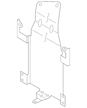 Bracket ECU unit engine computer VW Touareg 11-17 3.6