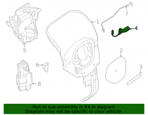 Porsche Taycan 20-26 Charging Port Open Sensor