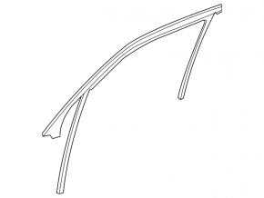 Front left door glass seal Mercedes GLC 16-22