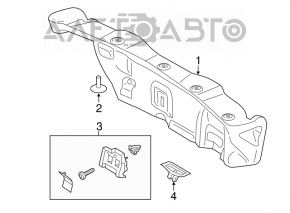 Lincoln MKZ 13-14 Dark Gray Power Tailgate Trim
