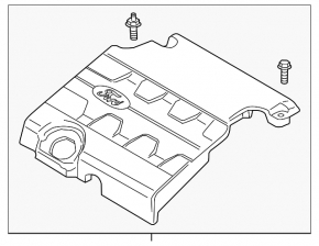 Ford Edge 15-18 3.5 Engine Cover