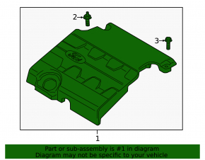 Ford Edge 15-18 3.5 Engine Cover