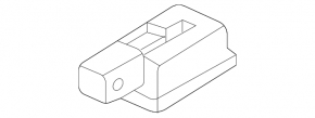 External tailgate release button for Ford Escape MK4 20-24