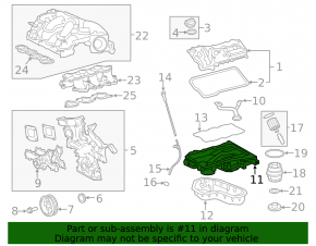 Lexus RX450h 16-22 2GR-FXS Oil Pan
