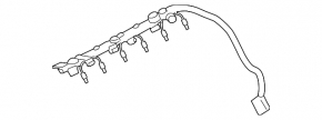 Fuel Rail Wiring BMW X5 E70 07-13 3.0