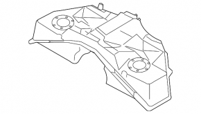Fuel tank Infiniti Q50 14-15 3.7