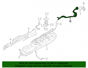 Nissan Pathfinder 13-20 Fuel Filler Neck