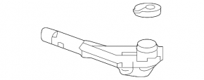 Chevrolet Camaro 16-23 washer reservoir neck with cap