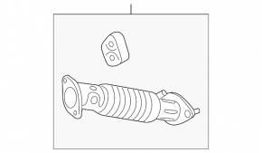 Kia Soul 14-19 2.0 intake pipe