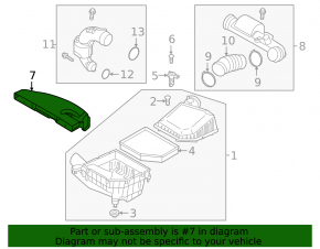 Air intake Volvo XC40 19-25