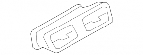 Central dashboard air duct deflector VW CC 08-17