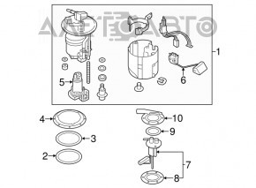 Fuel level sensor Subaru Outback 15-19
