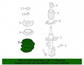 Front right spring for Kia K5 21-24 AWD