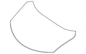 Hood bare Nissan Rogue 14-20 aluminum, scratch
