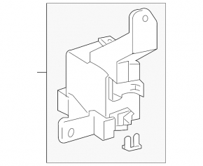 Lexus LX570 09-10 dashboard fuse box