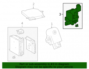 Lexus LX570 09-10 dashboard fuse box