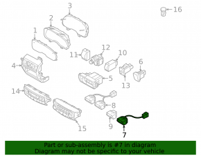 Subaru Outback 10-14 Stabilization Disabling Button