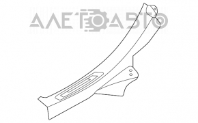 Inner rear right door sill trim for Hyundai Azera 12-17