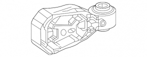 Upper engine mount for Mercedes X247 GLB 20-26 M260
