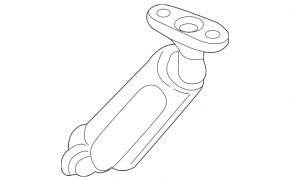 Oil pipe Ford Escape mk3 13-19 1.6T metal+rubber