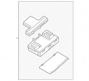 Underhood fuse box Ford Edge 19- 2.0T broken mount