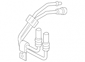 Pipes of cooling system oil automatic transmission Ford Mustang mk6 15- 5.0, 2.3T, 3.7