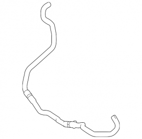 Cooling pipe for the Toyota Rav4 19-23 hybrid inverter tank