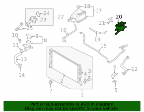 Coolant distributor MAZDA 3 03-06 BK 2.3