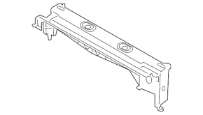 TV panel radiator BMW 5 F10 11-16 3.0T N55 upper part