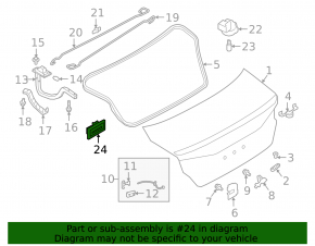 Nissan Sentra 20-24 Trunk Opening Button