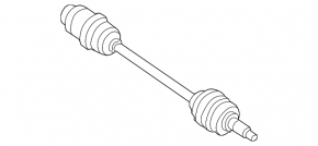 Drive axle shaft rear left Subaru Outback 10-14 2.5 3.6