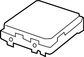 Infiniti QX50 19-20 underhood fuse box cover square