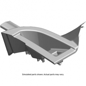 Door sill trim rear right Chevrolet Bolt 17-21