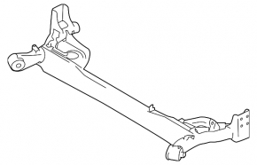 Rear beam Nissan Versa 12-19 usa