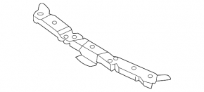 Infiniti QX50 19-25 center grille strip
