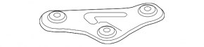 Front subframe burdock left Kia Forte 4d 14-18