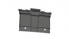 Rear bumper mount left Jeep Compass 11-16 on panel