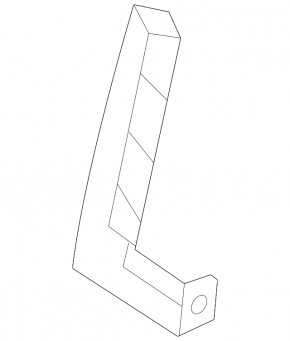 Front left door glass guide for Nissan Ariya 23-25 front