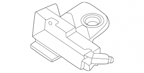 Upper left headlight mounting bracket Genesis GV60 23-25