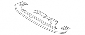 Front bumper protection for Mazda 3 14-16 BM
