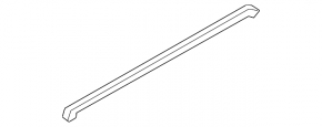 Glass seal inside front left door Ford Edge 15-