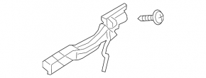 Rear right door handle mechanism Mazda 6 13-21