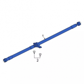 Driveshaft driveshaft Ford Escape MK4 20-24 1.5T, 2.0T rusty