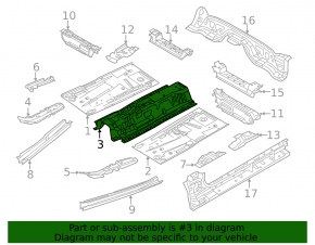 Trunk trough Mazda CX-9 16-