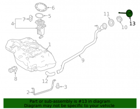 Fuel filler cap Mercedes CLA 14-19