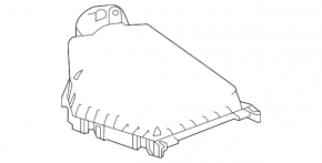Honda Accord 13-17 air filter housing upper part