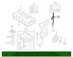 Kia Sportage 17-22 2.4 Oil Dipstick Tube