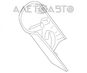 Rear pillar trim left Mini Cooper F56 3d 14-24 ser